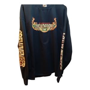 Hogs on the High Seas Rally 5th anniversary 2007 Western Caribbean men's t shirt